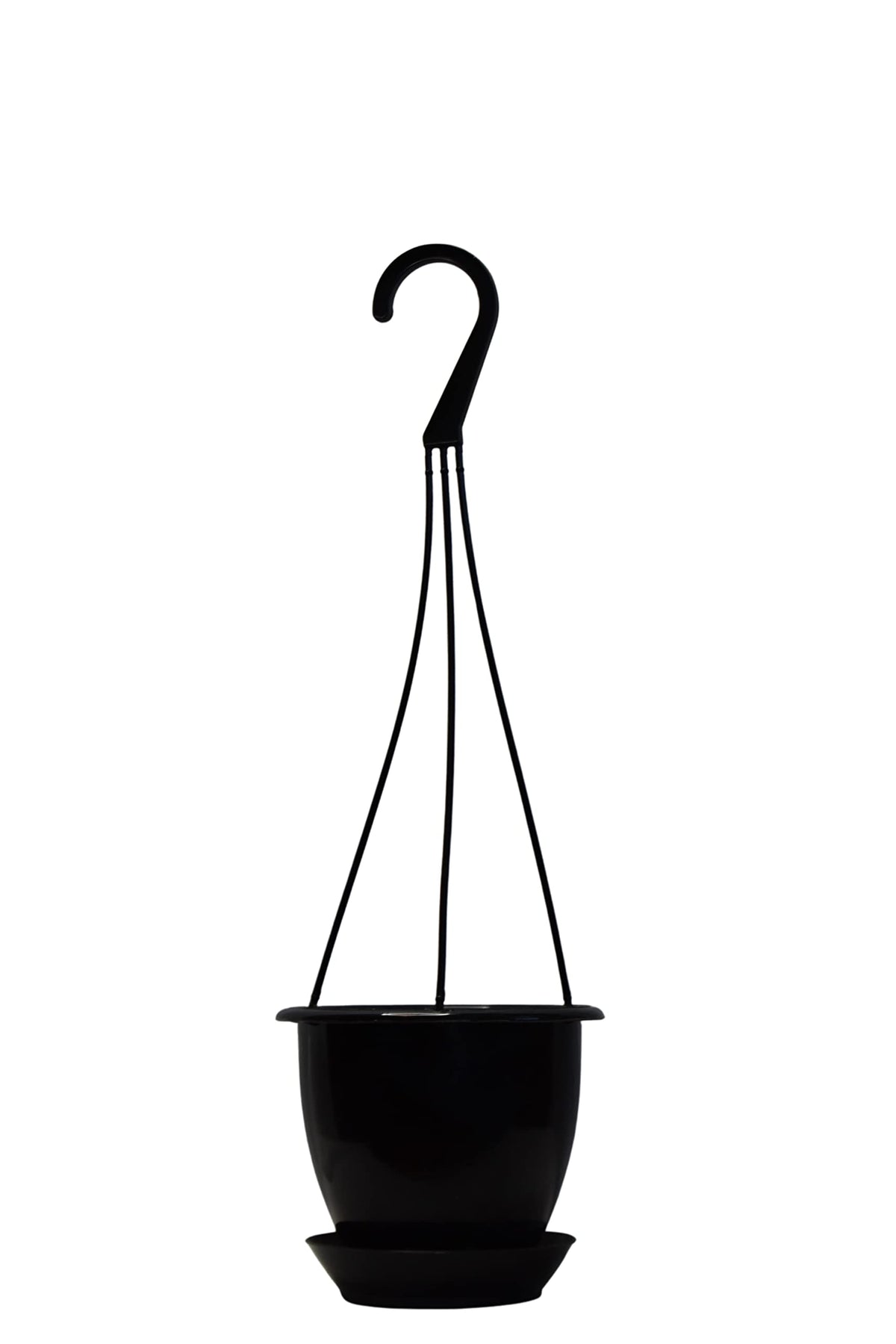 Dogwood Farm Market 4.5inch Mini Black Plastic Hanging Basket by Koba (10)