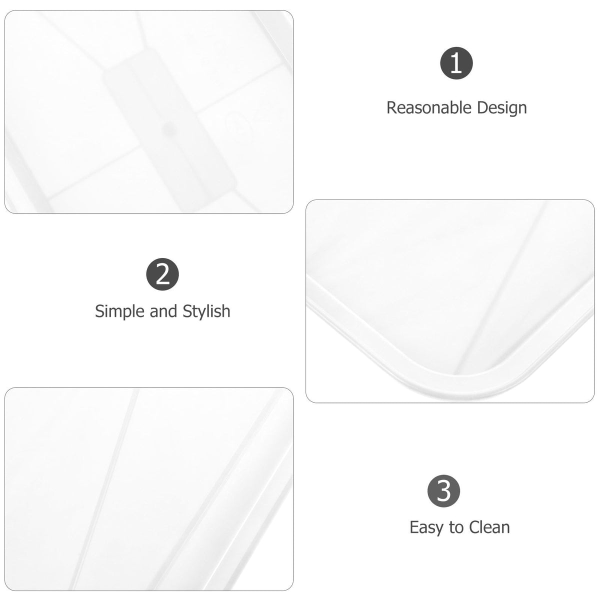 FAVOMOTO 10 Pack Plastic Rectangular Plant Drip Trays, Indoors Heavy Duty Sturdy Plant Saucer for Flower Pot Planter Windowsill Pot Seed Starting Growing Trays