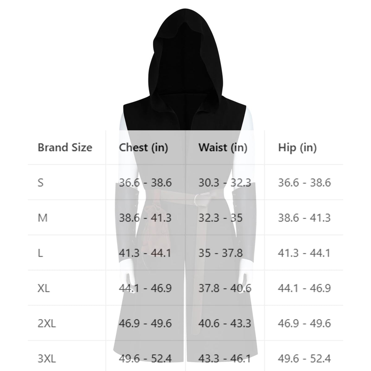 Mens Medieval Tunic Renaissance Pirate Vest Knight Warrior Sleeveless Shirt Halloween Viking Costume with Wristband(Black,S)