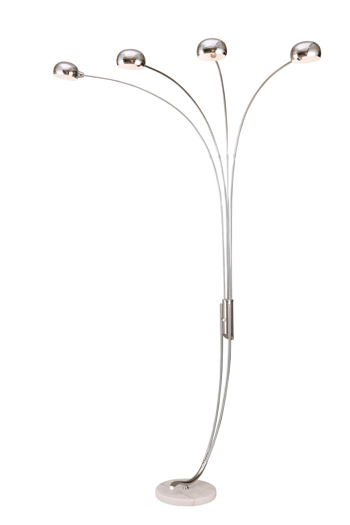 ORE Four Arch Floor Lamp K-9741SR, 88-Inch, Metal, Silver
