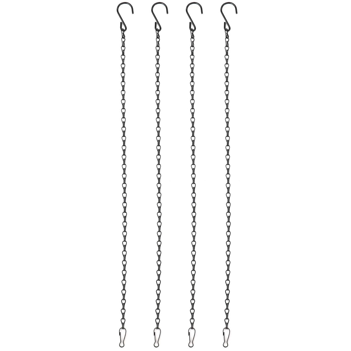 Foraineam 24 Pack 19.7 Inches Hanging Chains Garden Plant Hangers for Bird Feeders, Planters, Billboards, Lanterns and Ornaments