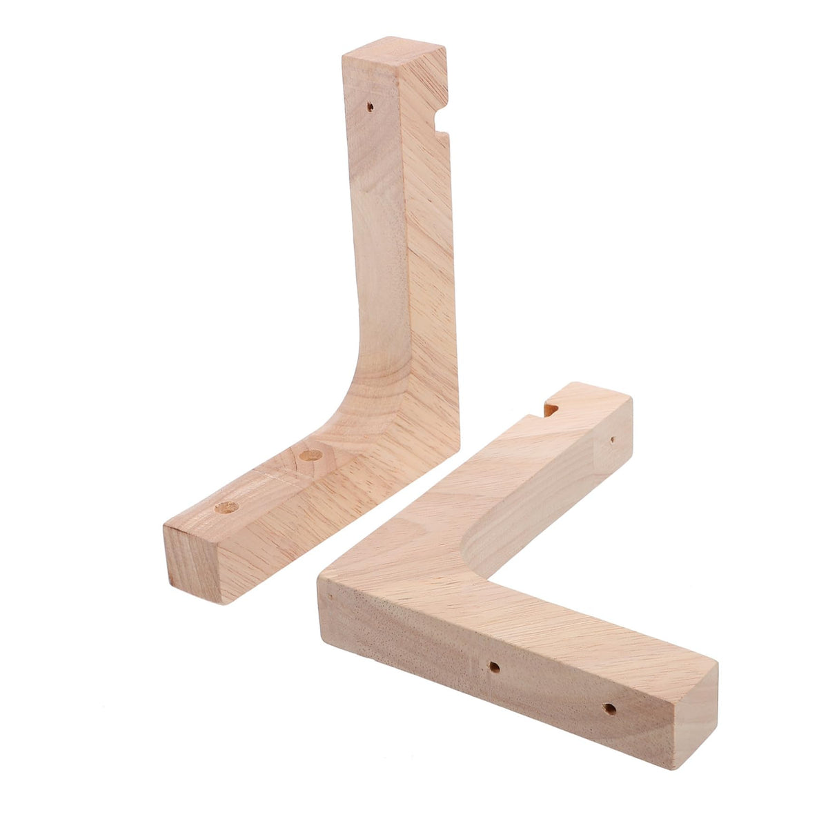 VICASKY Wood Hooks for Hanging Plants 2pcs Indoor Plant Hanger Brackets Wooden Wall Mount Heavy Duty for Garden Porch and Outdoor Use