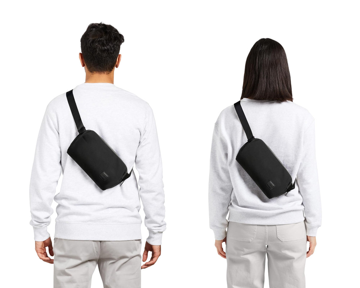 Bellroy Classic Sling (everyday 7 liter minimalist crossbody bag with internal organization, adjustable strap, and auto-compression system) - Indigo