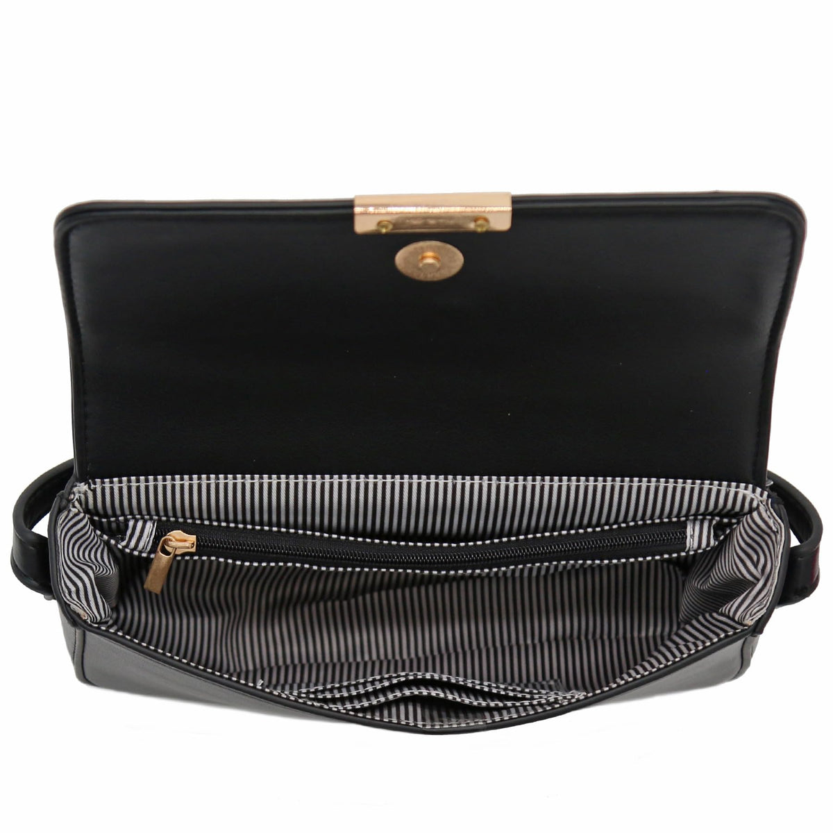 Mini Classic Rectangular Flap Purse Underarm Shoulder Bag (White)