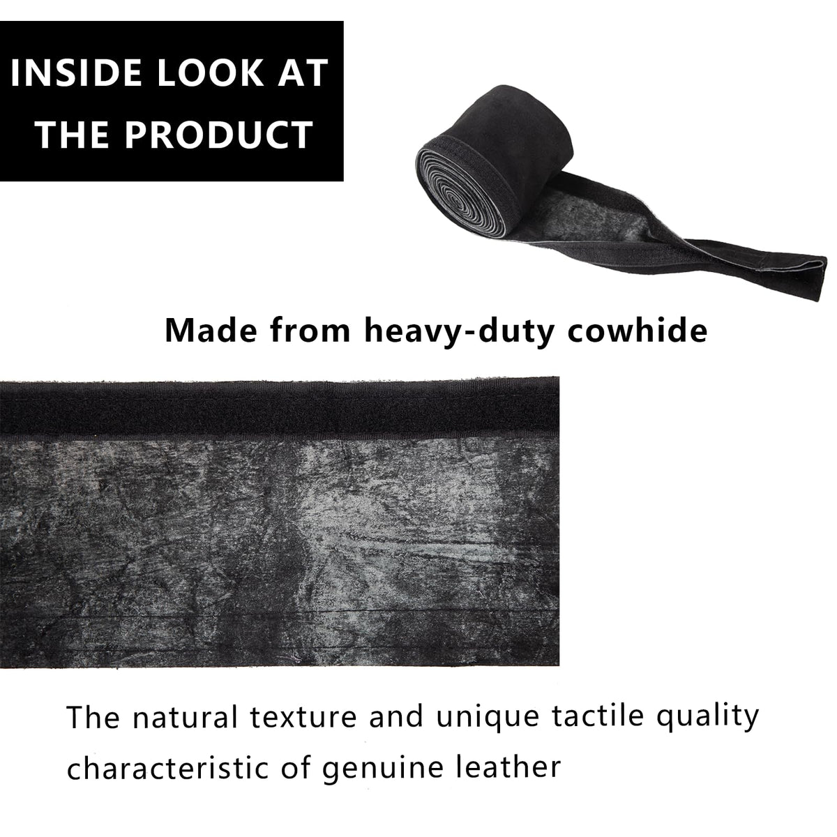 TIG Welding Torch Cable Cover,TIG Mig Cowhide Leather Welder Torch Protection Cable Covers,Heavy Insulation Flame-Resistant with Zipper Kevlar Stitched Hose sleeves (Dark Brown Magic Tape)