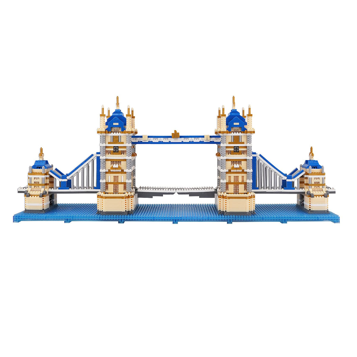 Geniteen Building Blocks Set, London Tower Bridge Model Micro Mini Blocks, 3800 PCS Architecture Model Kits