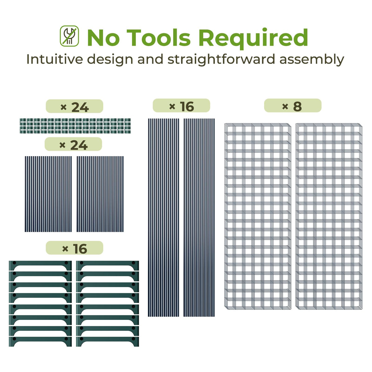 Ohuhu Plant Greenhouse Shelves 4 Tier 2 Pack Extra-Wide Stable Green House Shelving for Outdoor, 35x12x42 Inch Portable Rustproof Metal Shelf Plant Stand Rack Greenhouse Accessories