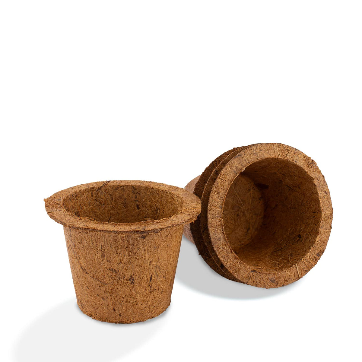 UBICON Premium Coco Coir Seed Starter Nursery Pots - 100% Natural, Sturdy & Breathable, Transplant-Friendly for Healthy Growth (12 Pots)