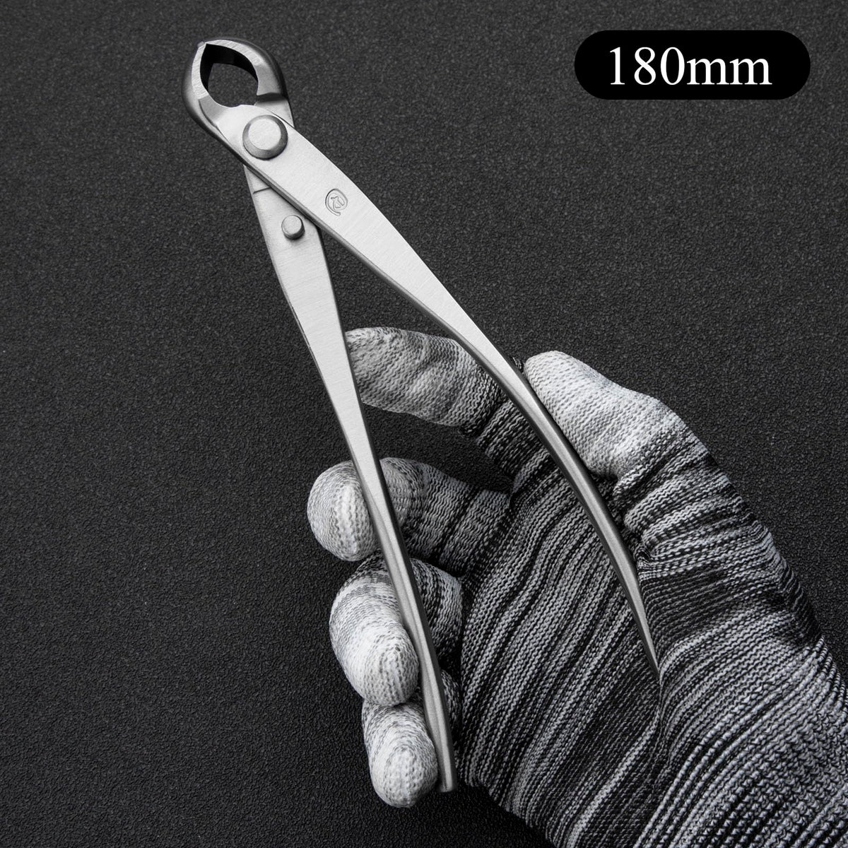 Small Size TianBonsai Bonsai Tools 5-Piece Alloy Steel Bonsai tool Kit In Cluding 180mm Long Handle Scissors / 180mm Branch Cutter / 180mm Knob Cutter / 200mm Straight Root Hook / Tweezers (NBKS5-01)