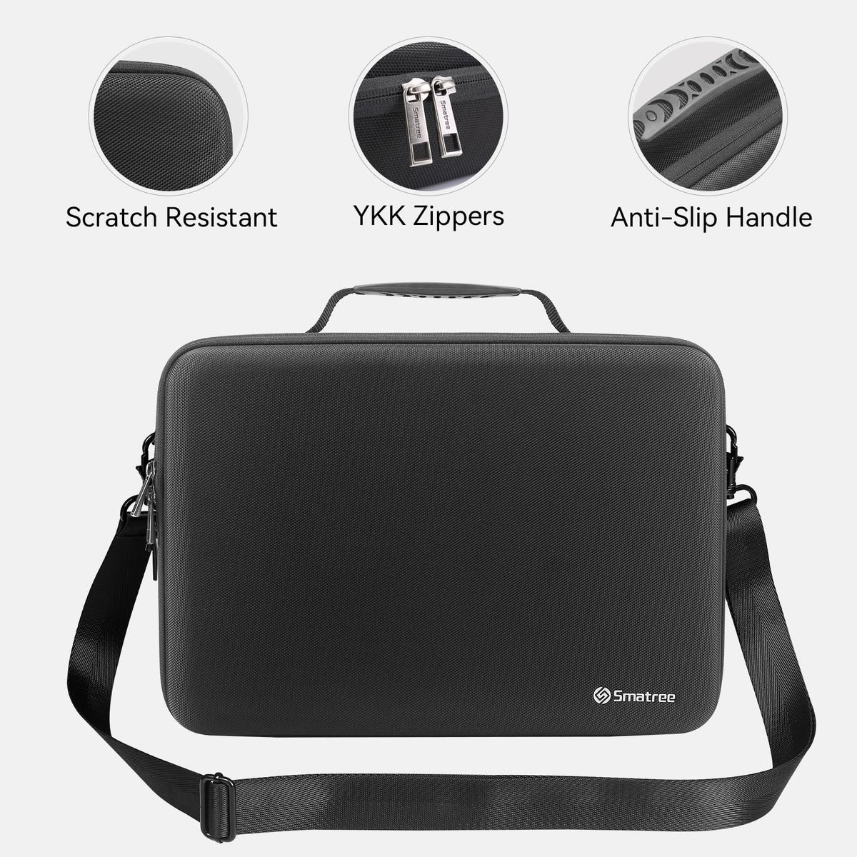 Smatree Hard Sleeve Shoulder Case for 13-14 inch Lenovo Yoga Slim 9i/7i/6i Copilot+PC, for Yoga 9i/Book 9i/7/6 2-in-1, for IdeaPad 5/5 Pro/Slim 5/4G LTE, for Lenovo 13w Yoga/Chromebook Duet 5