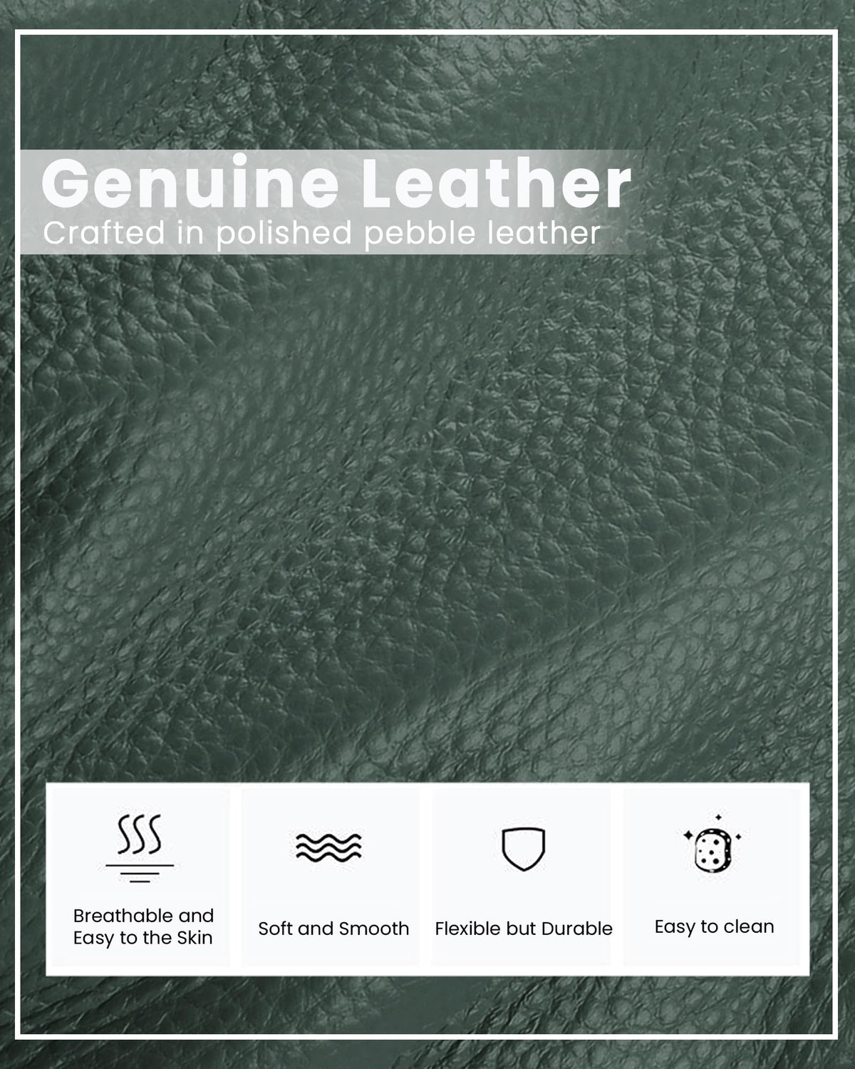 befen Soft Real Leather Small Crossbody Bags for Women, Woman Cell Phone Leather Purses Bag with RFID Blocking Card Slots Green