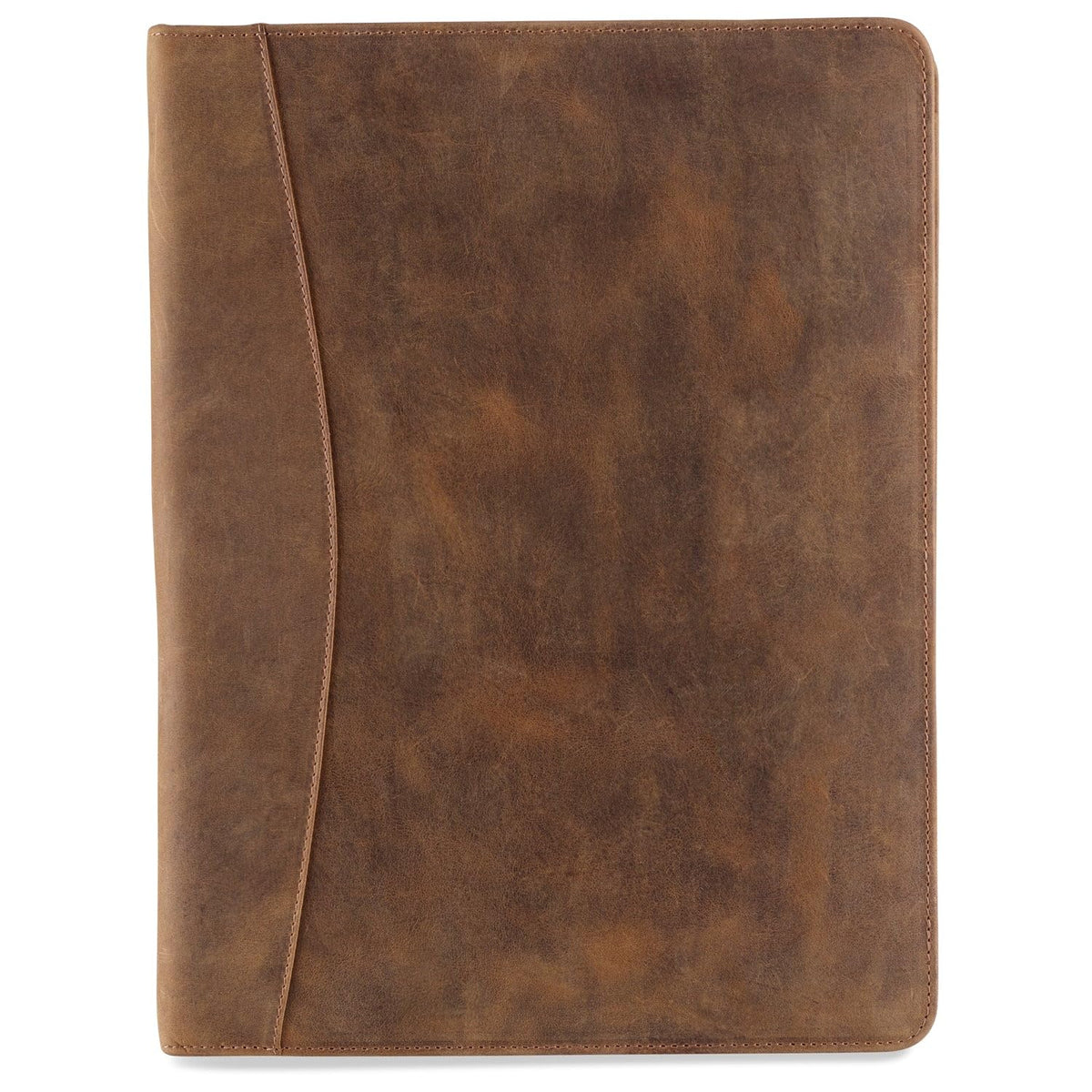 Moonster Leather Portfolio Professional Organizer Padfolio – Resume Folder with Luxury Pen - Leather Binder Portfolio Writing Pad with Business Card Holder - Portfolio Folder for Men & Women