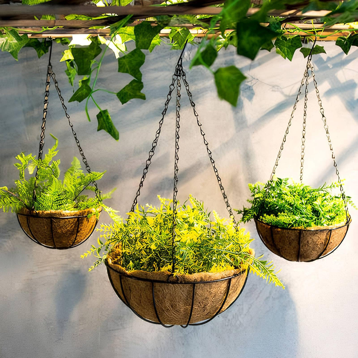 10 Pack Black Hanging Chains for Planters,Lanterns,Bird Feeders,Billboards,Plant Baskets etc, Length 9.5 Inch,Outdoor Indoor Use