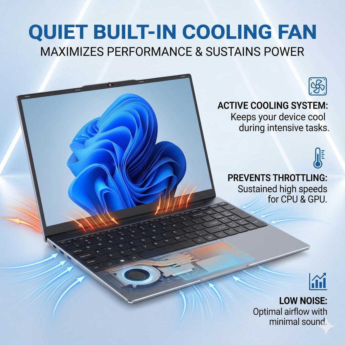 OTVOC Laptop Computer 15.6 inch, Compatible with Windows 11, Core CPU(Beats Pentium, Celeron), Up to 3.4GHz, 4GB RAM, 128GB SSD, Up to 2TB, 15.6" FHD IPS 1920x1080, for Students, Business