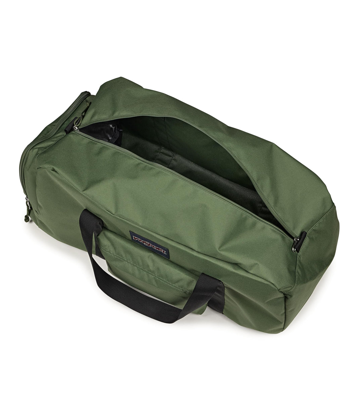 JanSport Weekender Large Duffel - Travel or Gym Bag, Durable Weekender with Front Utility Pocket & Side Grab Handles - Cargo Green