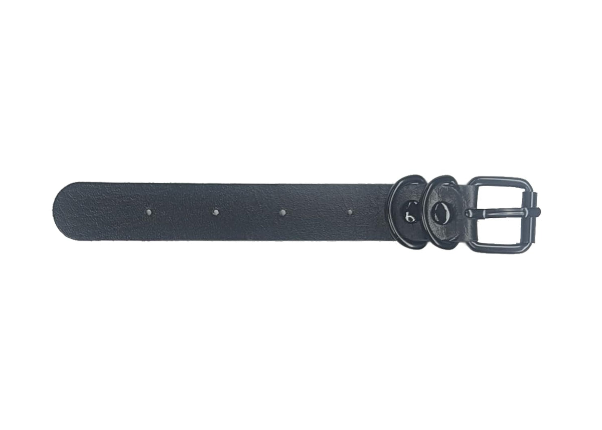 GenderBender Choker Extension with 3/4 inch Buckle to Make Choker Longer - Black