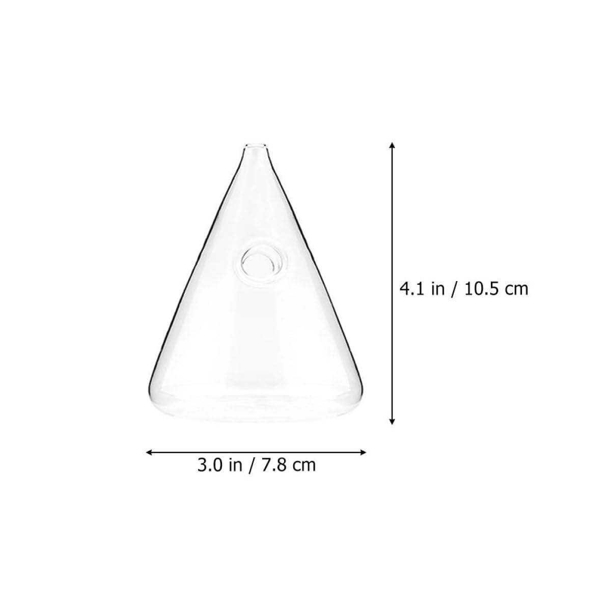 NUSITOU Geometric Glass Wall Hanging Vase Set of 3 Hydroponic Glass Containers Terrarium Flower Pots for Home Décor and Wall Mounted Plant Propagation