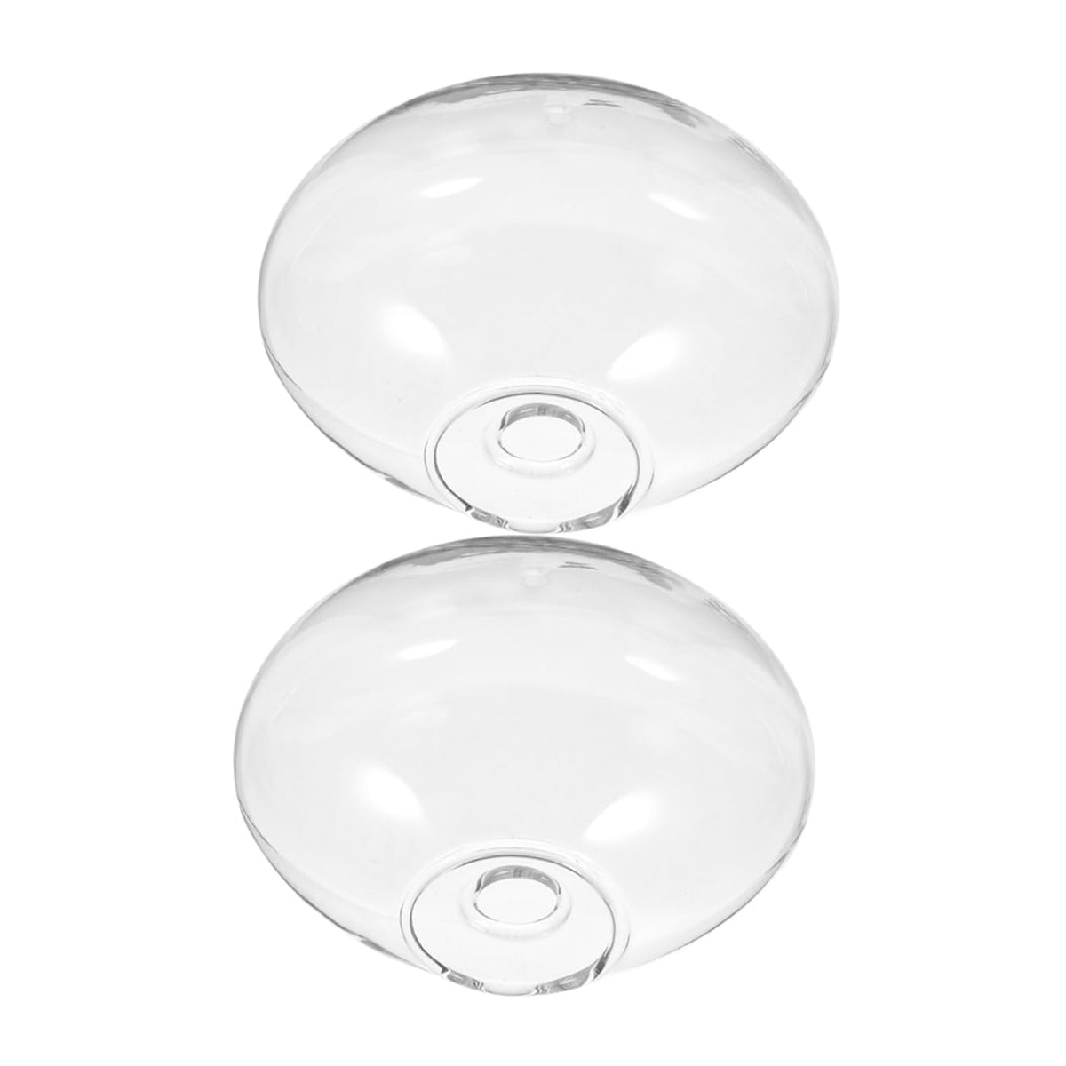 Healifty 2pcs Glass Wall Decor Wall Hanging Plant Vase Hydroponic Plant Terrarium Easy Care Container for Home