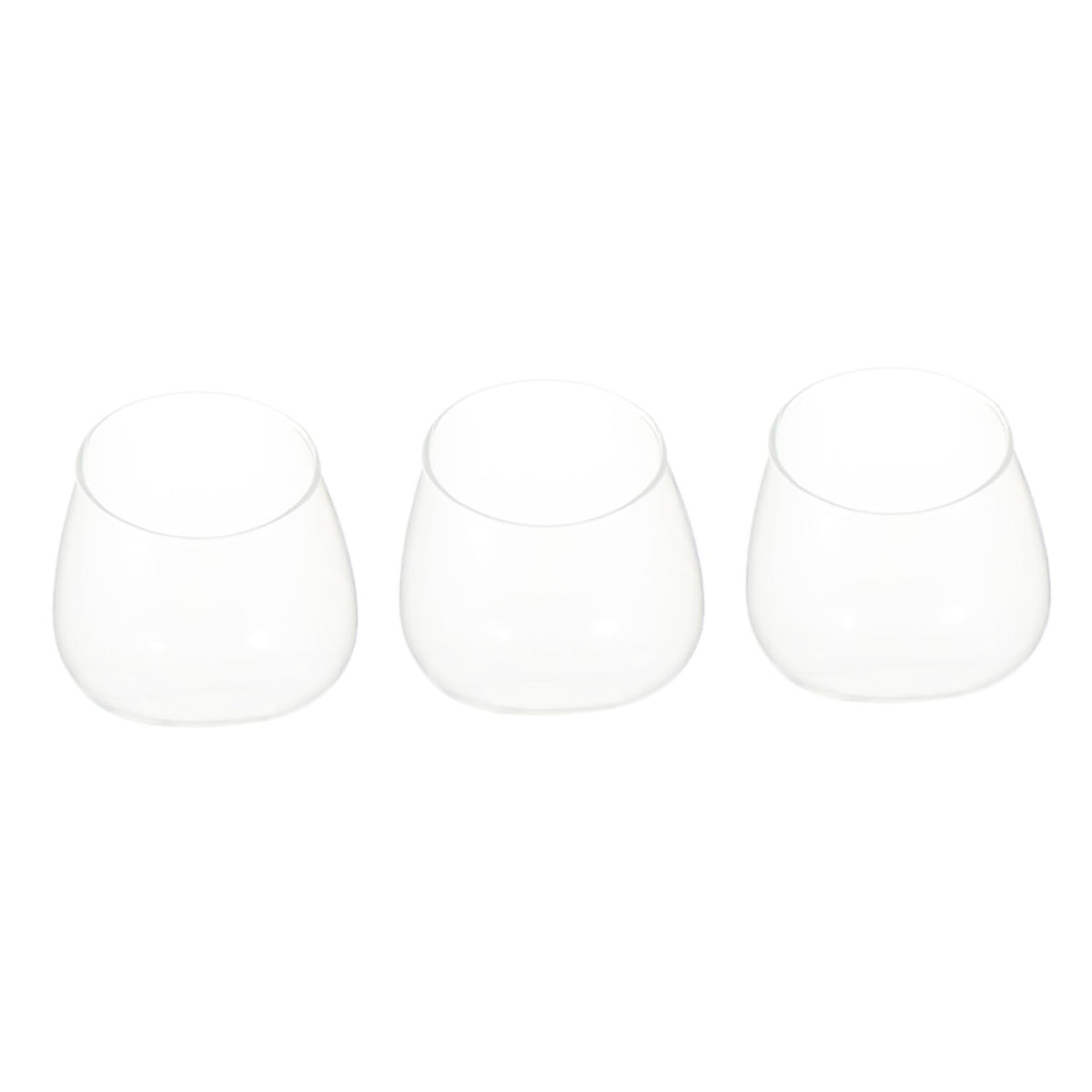 VINTORKY 3pcs Glass Terrarium Plant Display Bottle Succulent Vase for Home Decor Creative Eco-Friendly Micro Landscape Container for Plants and Decorative Accents