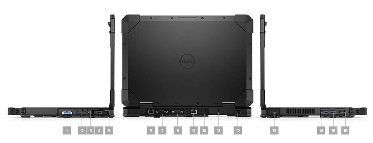 Dell Latitude Rugged 5420 Laptop Touch | 14" 1920x1080 FHD | Core i5-8350U - 256GB SSD Hard Drive - 16GB RAM | 4 cores @ 3.6 GHz Win 11 Pro Black (Renewed)