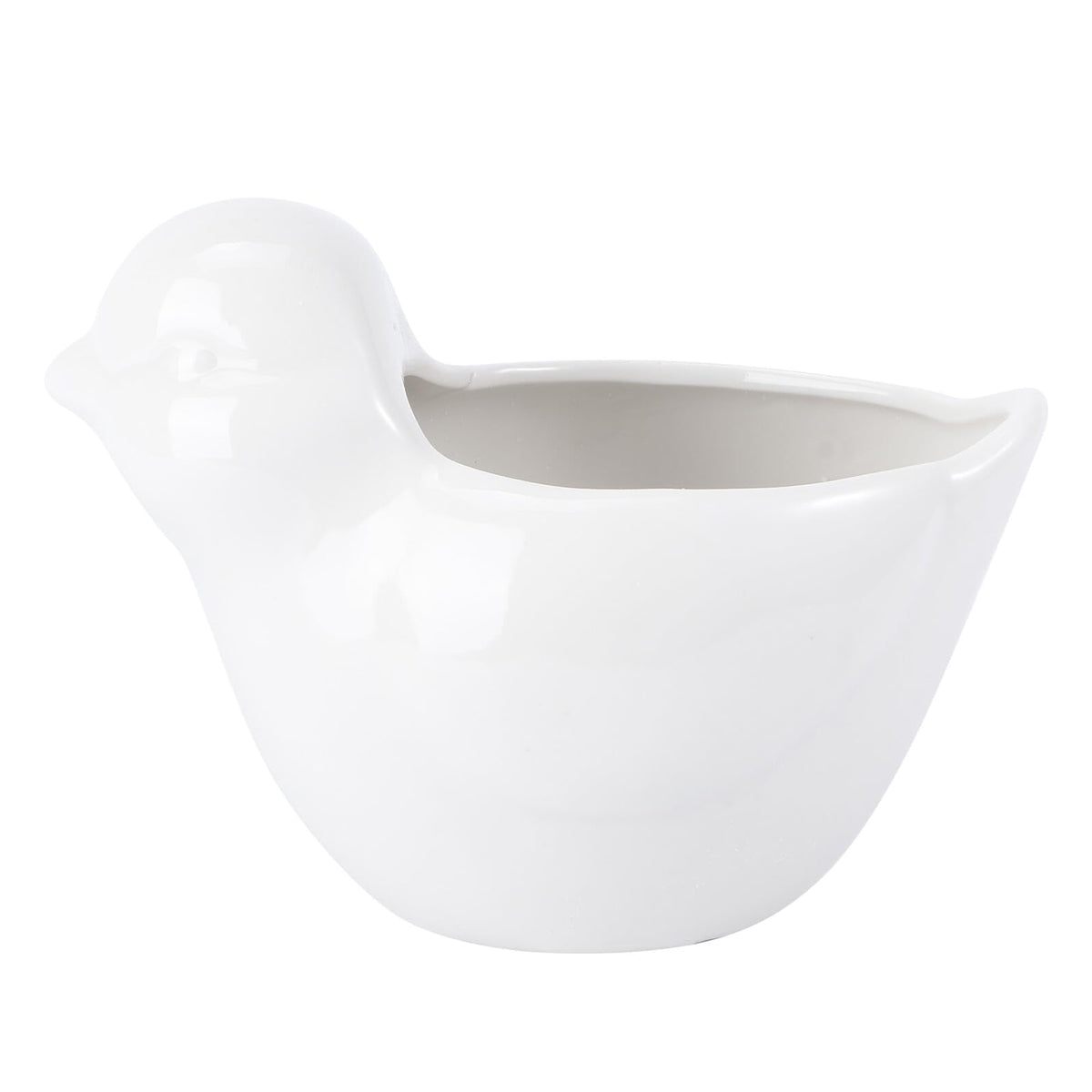 GANAZONO Delicate Ceramic Flowerpot with Creative Bird Design Succulent Planter for Indoor Garden Unique Animal Modeling Pot for Desktop Table Windowsill Decoration Gift for Plant Lovers