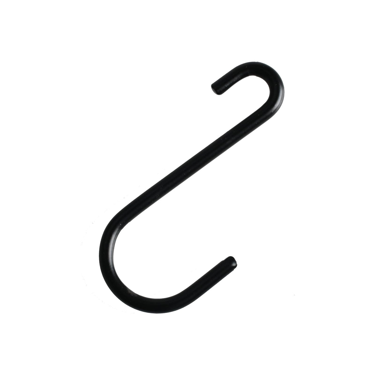 dophee 10Pcs 3" S Hooks for Hanging Plants, Black Heavy Duty Metal S Shaped Utility Hooks for Hanging Cups Jeans Clothes Bages Towels Purse Jewelry Pot Pans Baskets