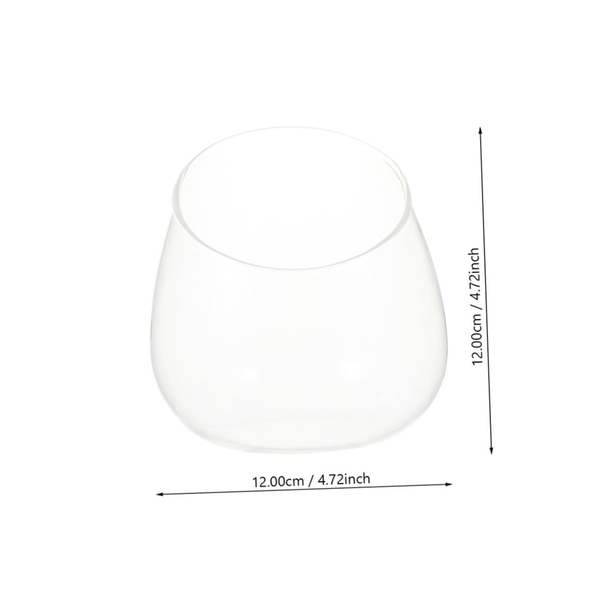 QUMIIRITY Glass Cut Succulent Terrarium Bottle 3pcs Micro Landscape Vases for Home Decor and Plant Display