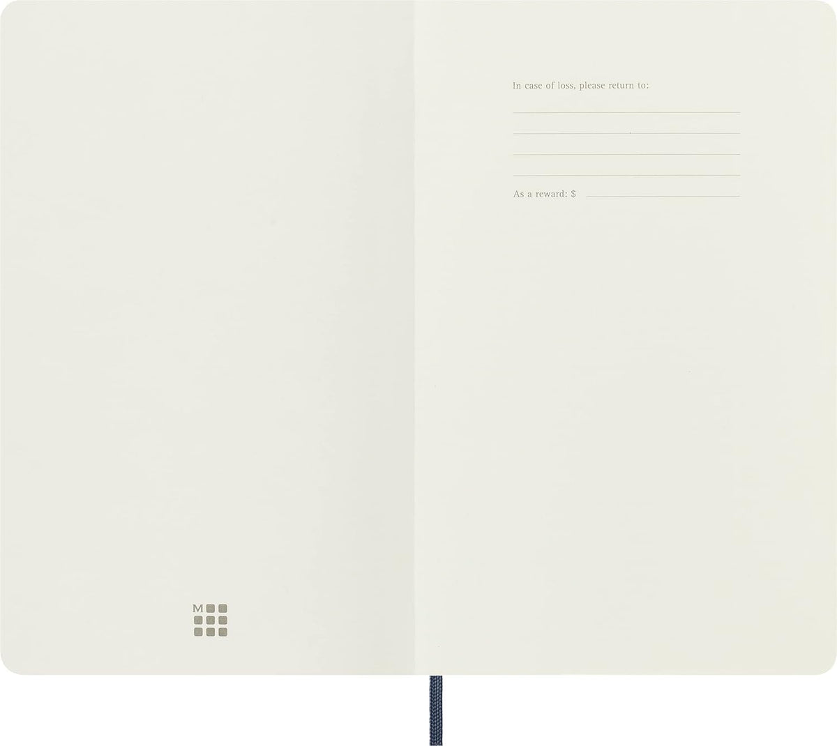 Moleskine Classic Notebook, Soft Cover, Large (5" x 8.25") Ruled/Lined, Sapphire Blue, 192 Pages