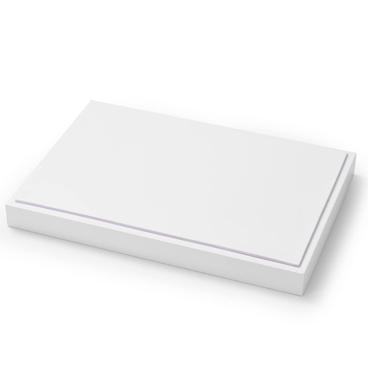 Oirlv Premium White Leather Stackable Jewelry Tray 24 Grid Jewelry Organizer Tray with Removable Inserts Cards Necklace Display Holder