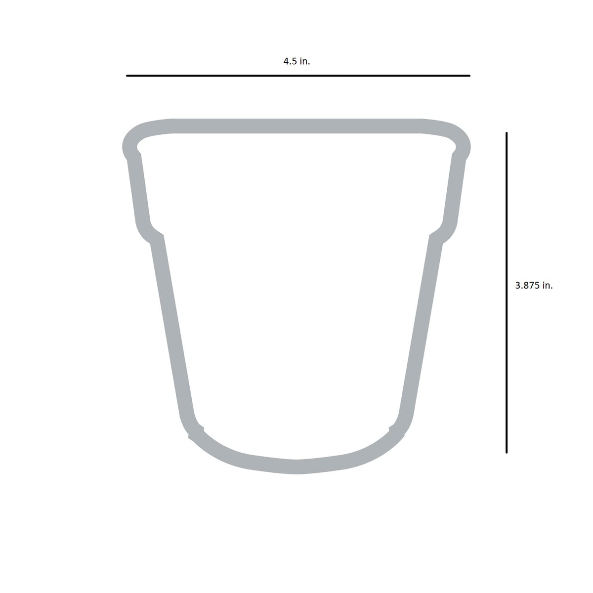 The HC Companies Biopax 4 Inch Eco-Friendly, Biodegradable Plant Pots - Perfect for Seed Starting or Vegetables (Set of 6)