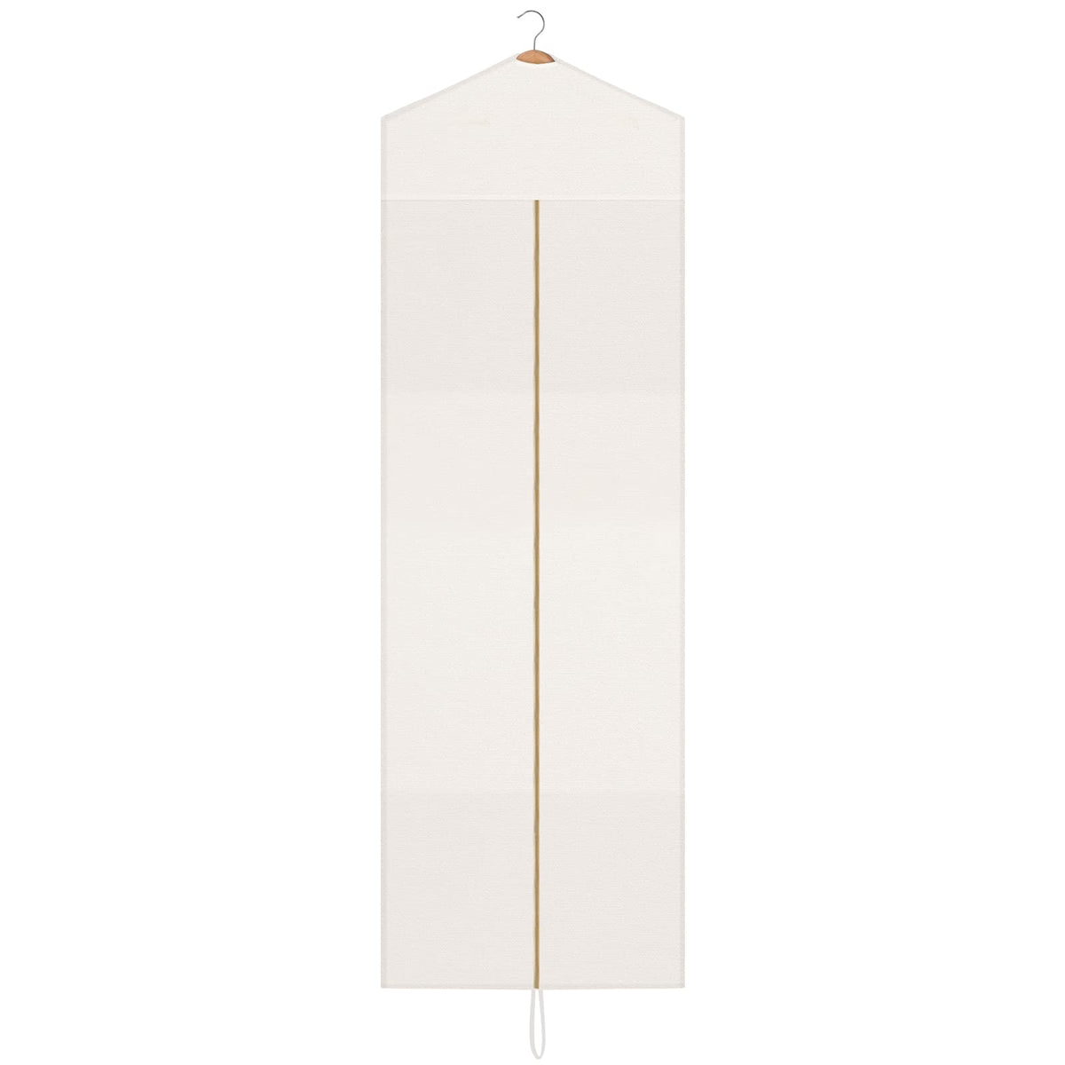 Sotiff Cotton Dress Garment Bags for Long Gowns Long Dress Travel Breathable Foldable Storage Bag Dust Proof(White,70 x 23.6 Inch)