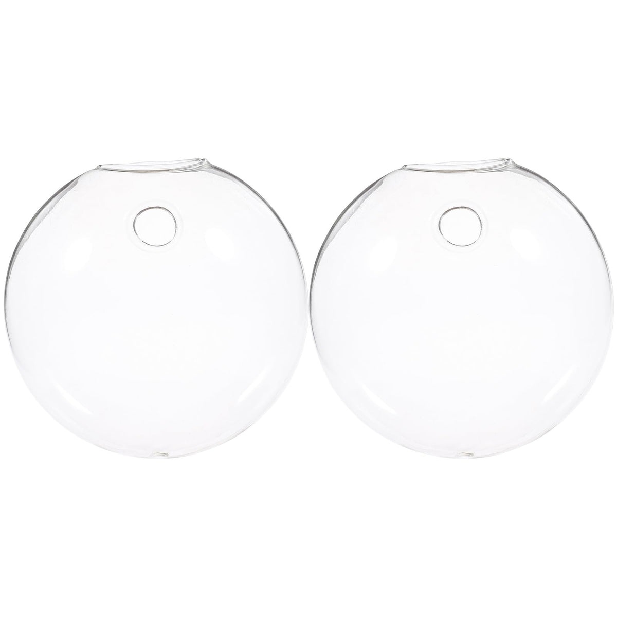 DECHOUS 2pcs Wall Hanging Glass Terrarium Vases Hydroponic Planter Indoor Decor for Succulent Plants