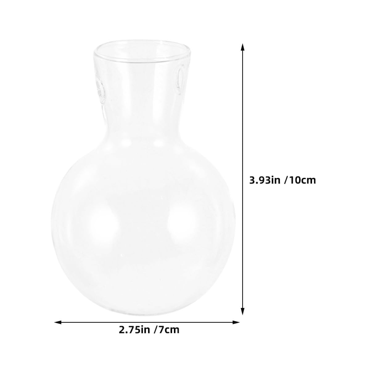 MOBUTOFU 3pcs Hydroponic Propagation Glass Containers with Wooden Stand, High Borosilicate Plant Terrarium Glass Holders for Indoor Desktop Decoration