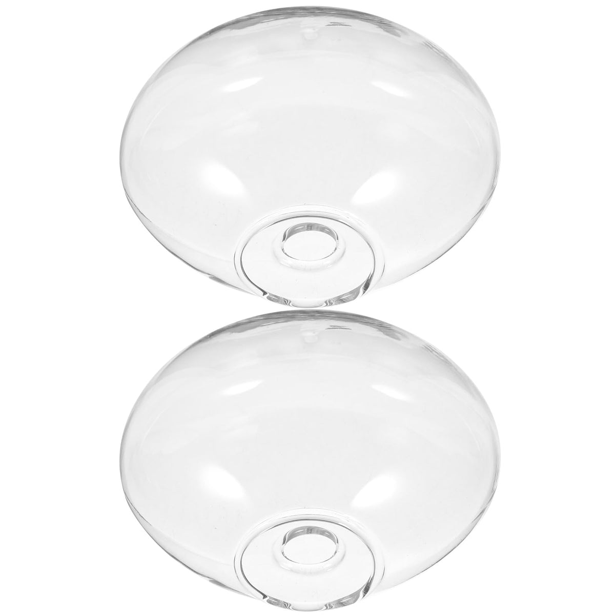 TOVINANNA 2pcs Wall Hanging Glass Terrarium Vase Set for Hydroponic Plants, Flat Glass Plant Bottles, Indoor Wall Planter for Home Décor and Centerpieces