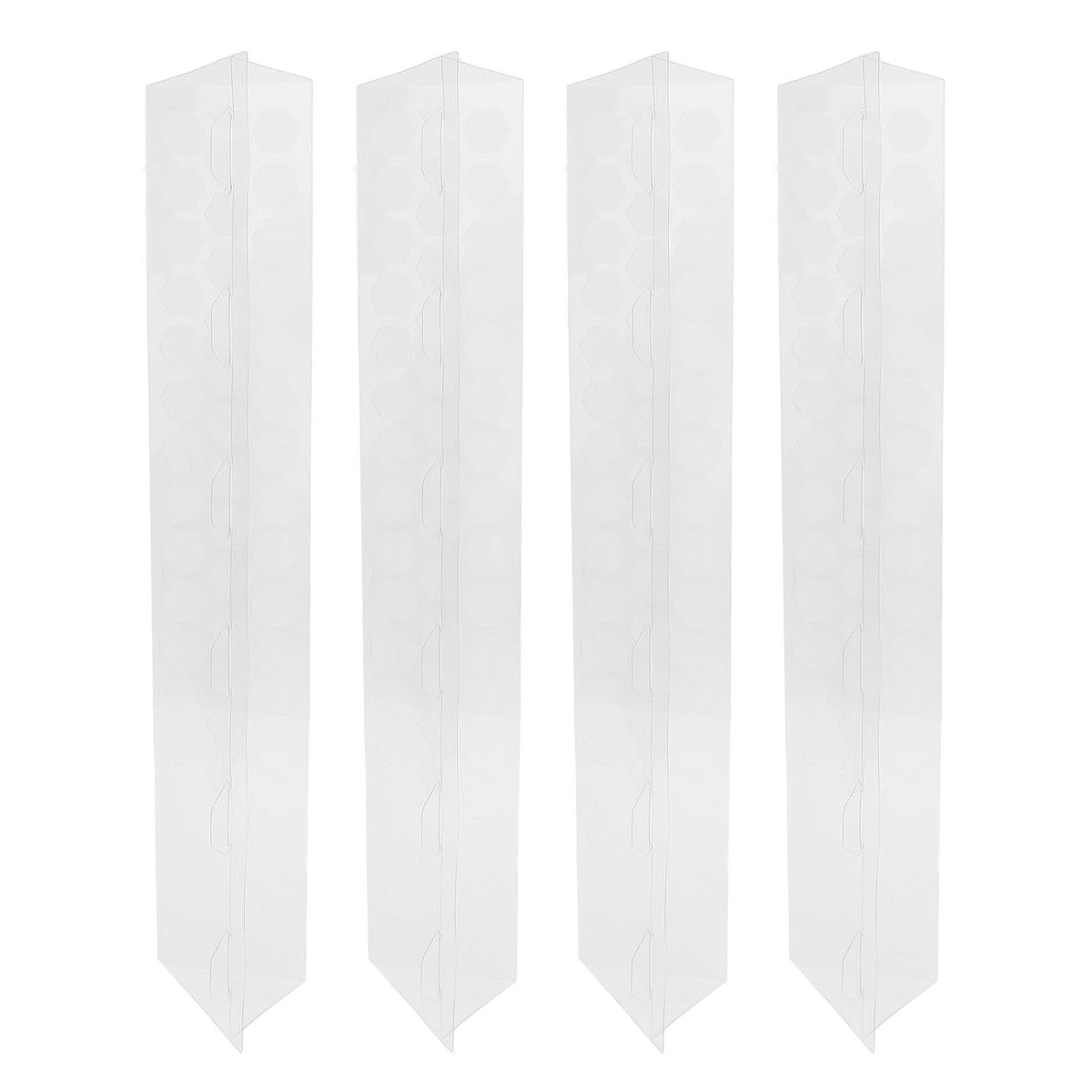 Zopsc Plastic Moss Poles for Monstera, Small Medium Climbing Plants, 17 Inch Stackable Plant Support for Indoor Outdoor Potted Plants (4PCS)