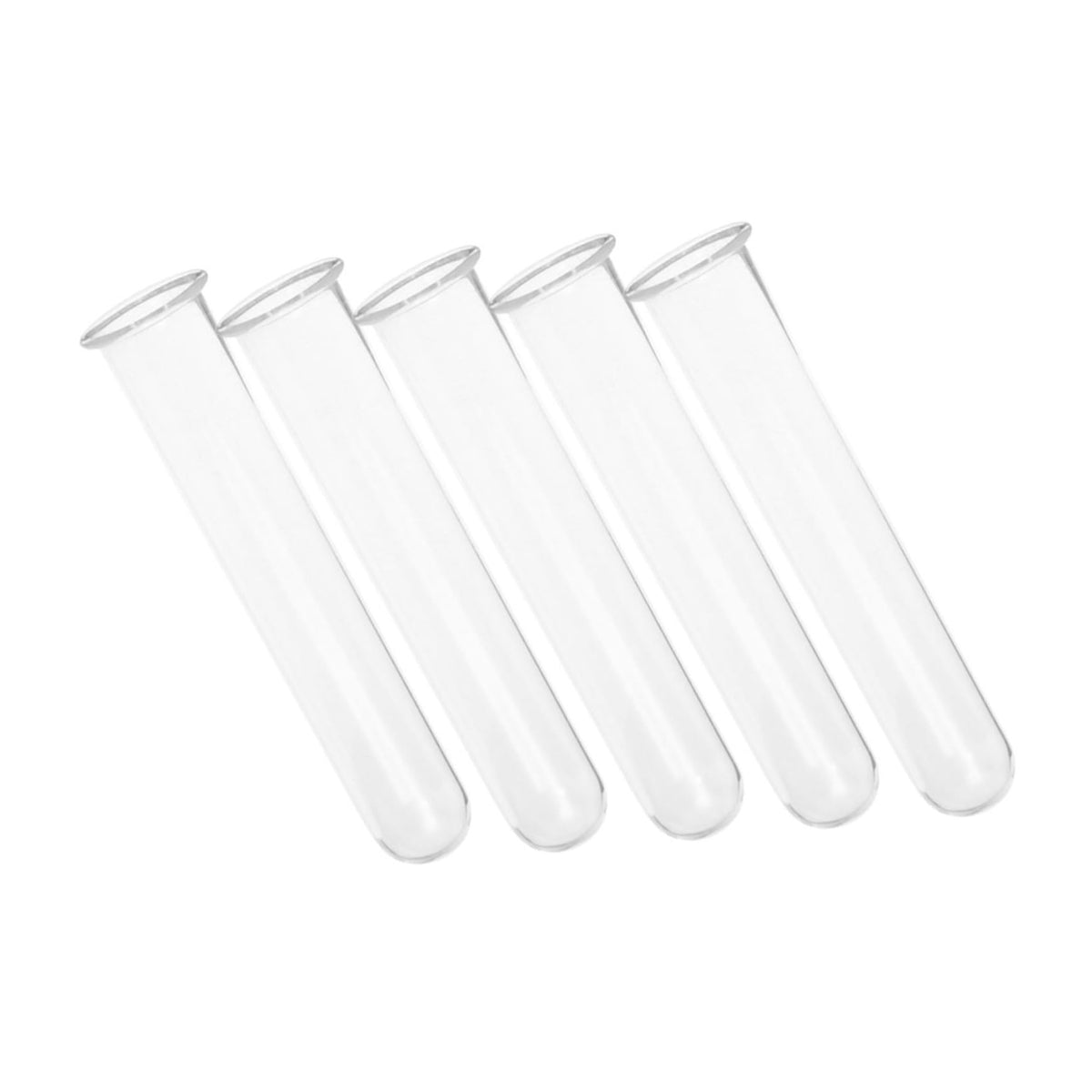 Alipis 5pcs Hydroponic Glass Test Tube Vases for Plant Propagation Transparent Glass Plant Vases for Home and Office Decor Sturdy Wear Floral Water Tubes Multi Use Desk Terrarium