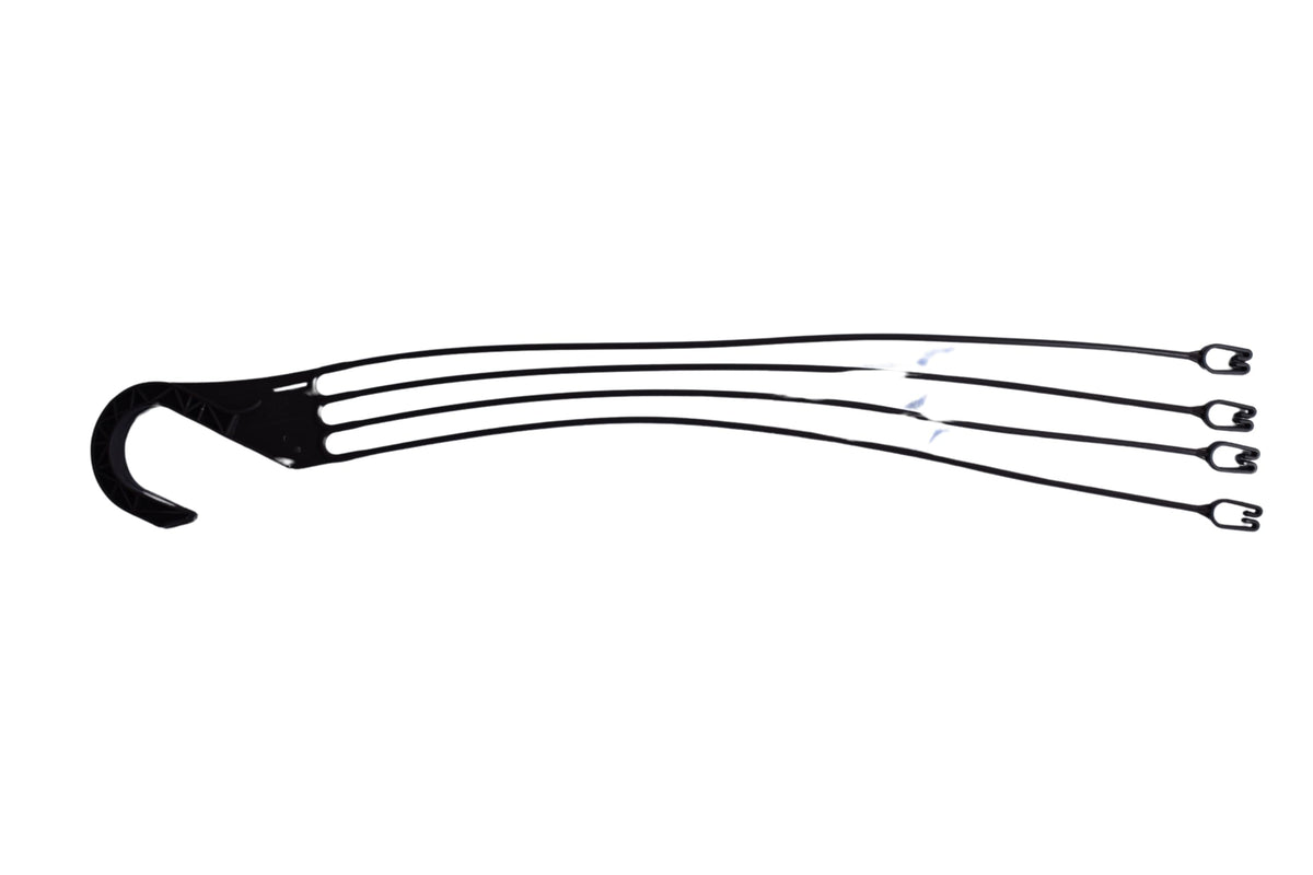 Replacement 4 Strand Plastic Hangers for 12" Hanging Baskets - Set of 5 (Brown)