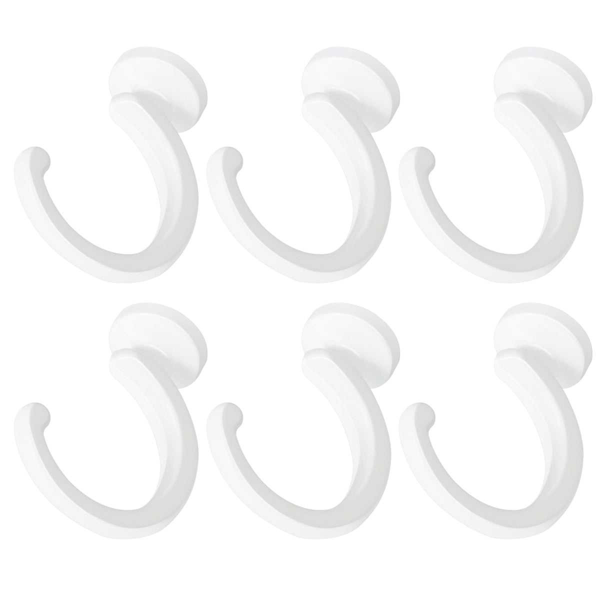 Aidoclip 6pcs Ceiling Hooks for Hanging Plants,Hanging Hanging Lights Metal Small Hooks,Indoor Outdoor Wall Heavy Duty Plant Hanger Swag Hook