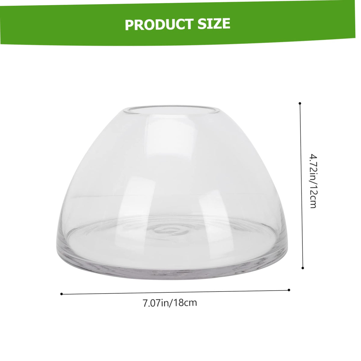 Gogogmee Landscaping Bottle High Borosilicate Glass Terrarium for Plant Decor Wide High Multi-Functional Container for Indoor and Outdoor Use