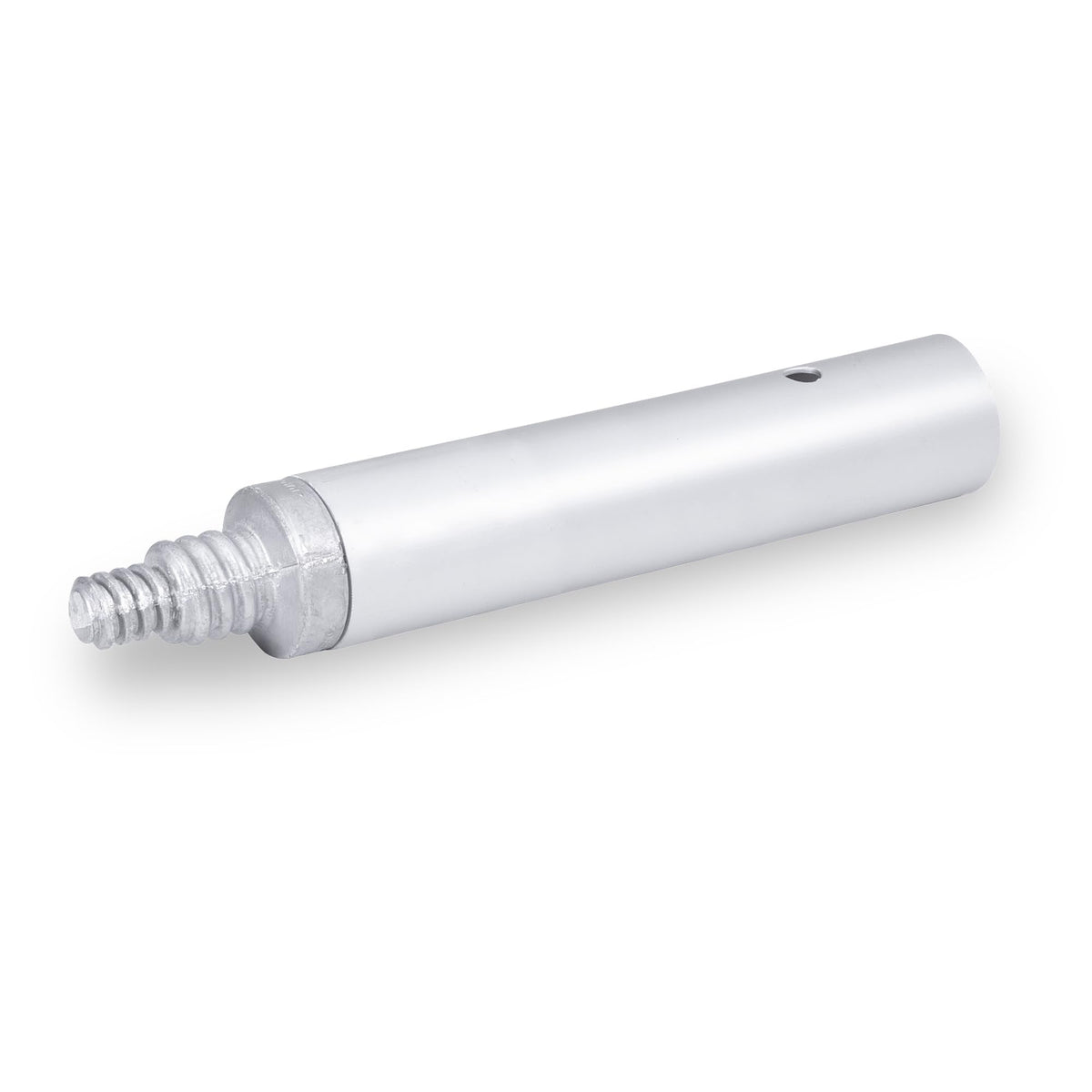 MARSHALLTOWN Threaded Handle Adapter, Concrete Tools, 1-3/4 Inch Push Button Adapter with Male Threaded End, Extend the Reach of Concrete Tools, 15538