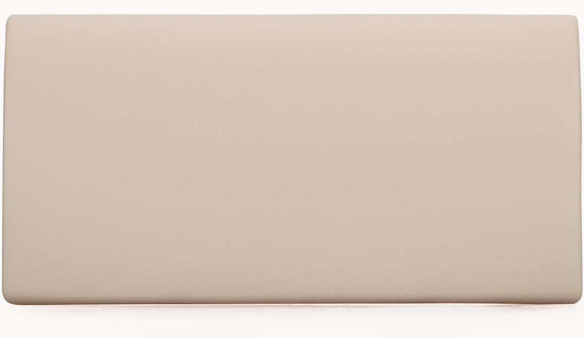 Women’s Evening Handbag Vegan Leather Ladies Envelope Clutch Classic Elegant Purse Bags Beige
