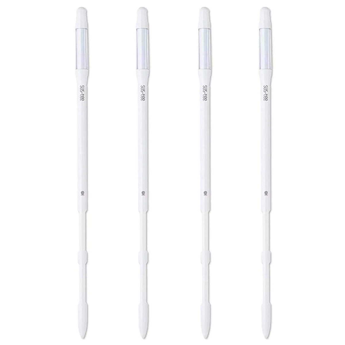 IPPINKA Sustee Aquameter Set of 4, Plant Soil Moisture Sensor, (White, Large, Refillable)