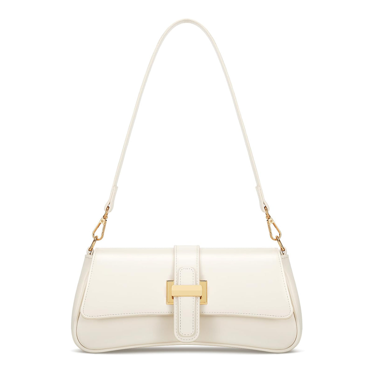Shoulder Bag for Women, Small Handbag Hobo Purses, Retro Clutch Underarm Bag, Beige