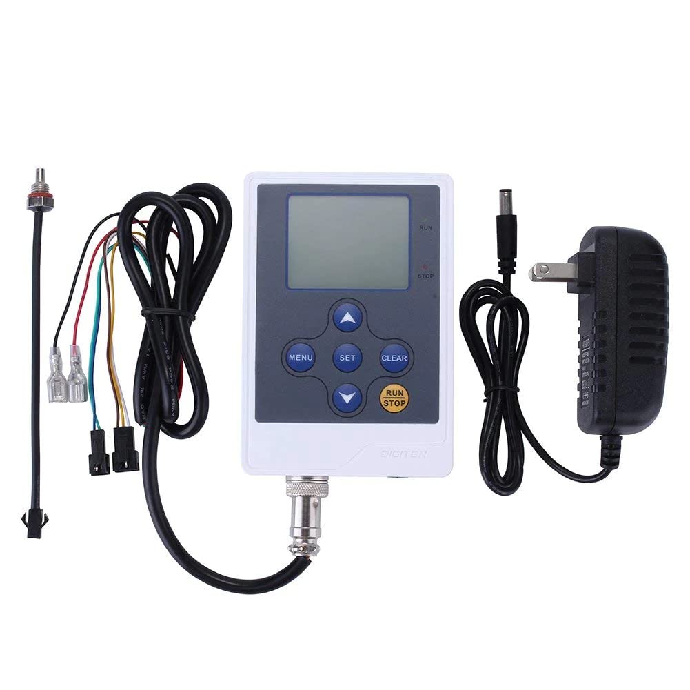DIGITEN Water Flow Control LCD Display+G1/4" Flow Sensor Meter+12V G1/4" Solenoid Valve 0.02-0.8Mpa