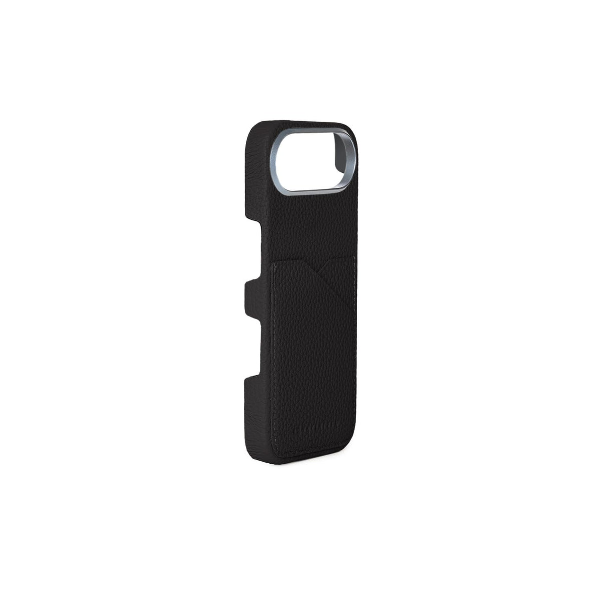 BONAVENTURA (for iPhone Air Back Cover Case, Shrink Leather [Black], Made with Premium European Genuine Leather, Gift BPCT17A-BK