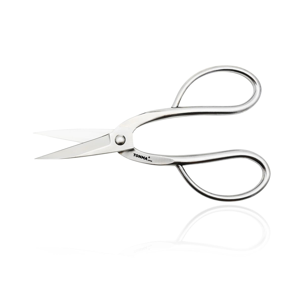TONMA Ashinaga Bonsai Scissors [Made in Japan] 8 inch Soild Stainless Steel Hasami Pruning Shears Ultra Sharp & Rust-proof, Japanese Bonsai Garden Tools