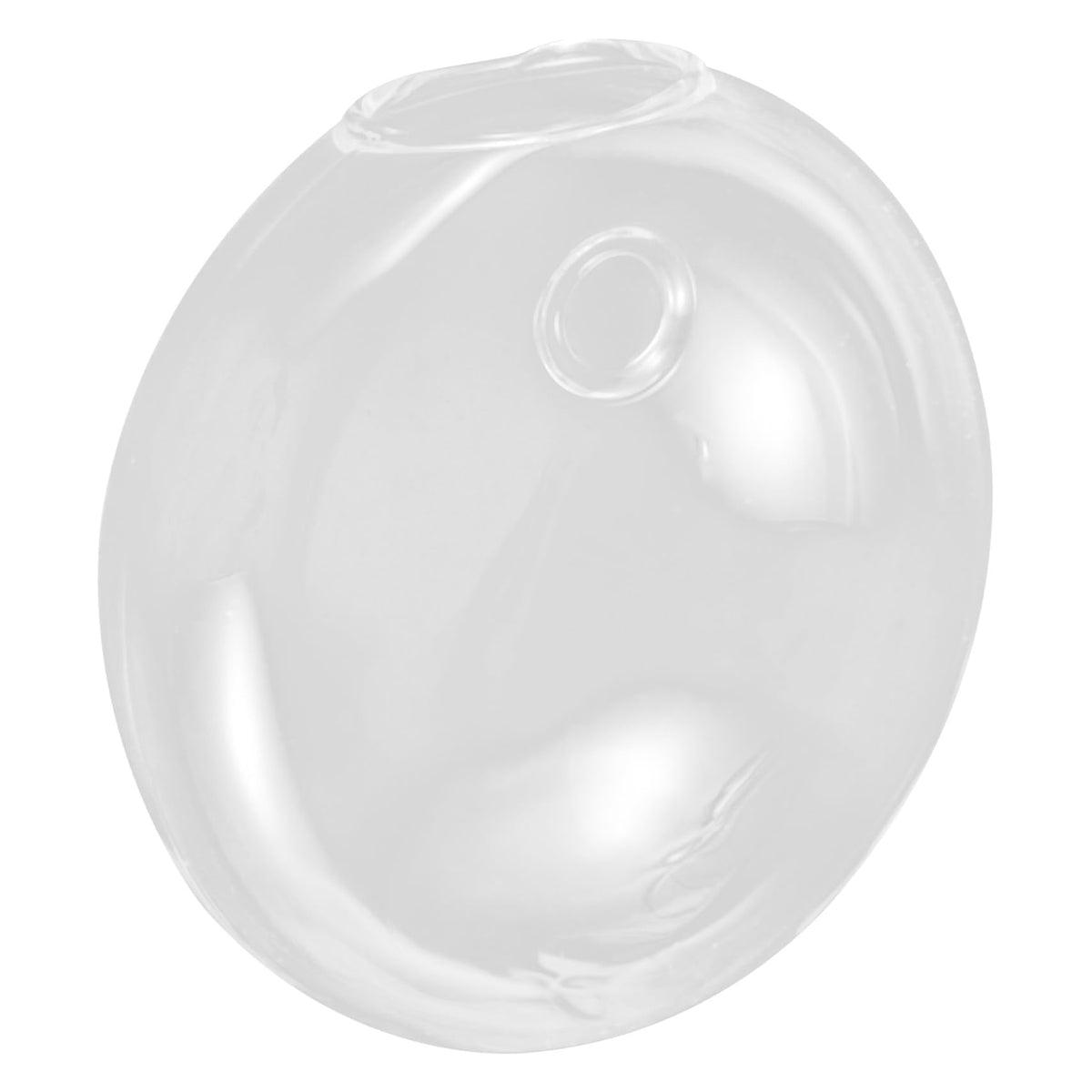 Zerodeko Transparent Glass Wall Hanging Planter Vase for Hydroponic Plants Space Saving Glass Terrarium Container for Indoor Home Decor Easy to Clean and Maintain Suitable for Small