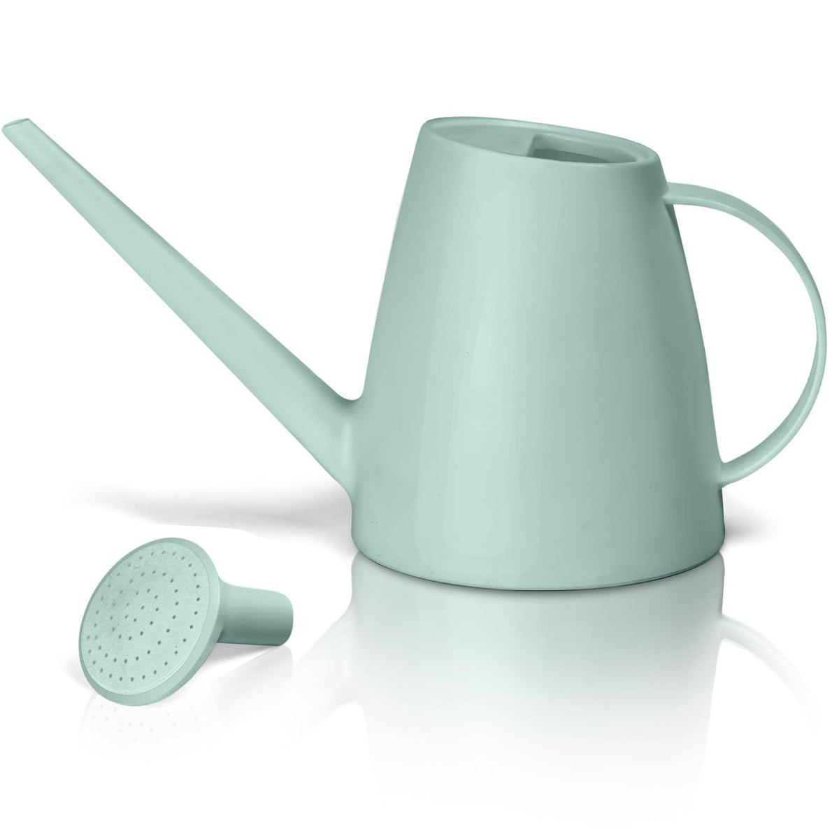UFANME Plastic Watering Can - for Home Plant Garden - 1/2 Gallon - Light Green