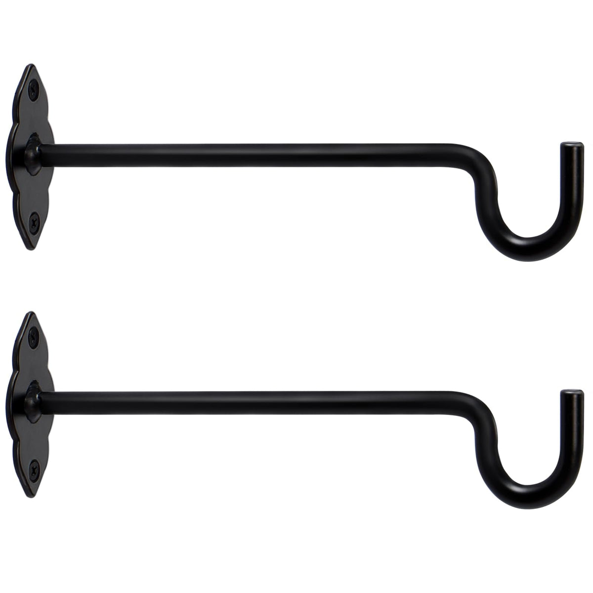 XIDING 10 Inch 2 Pack Plant Hangers Outdoor or Indoor Plant Hooks Hanging Plant Bracket for Home Decor Bird Feeders