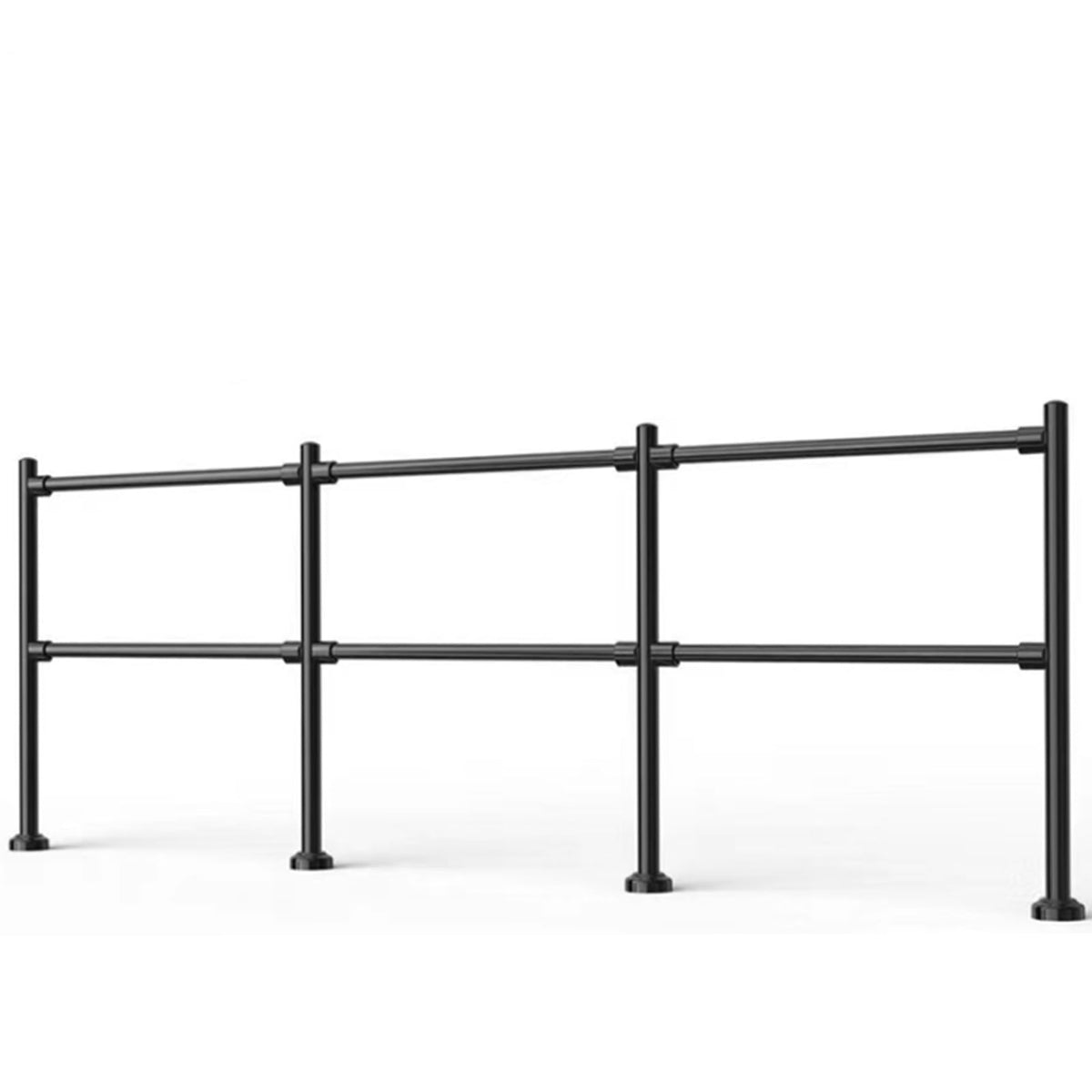 JIIPOREGJ Metal Swing Safety Gate for Supermarketsspring-Loaded One-Way Entrance Door Cashier Counter Access Automatic Closing Pedestrian Gate.Black-300X100Cmx6.3Cm